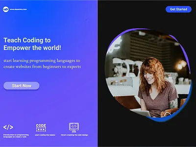 landing page design ui ui design