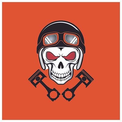 skull raider club logo piston raider skull skull logo