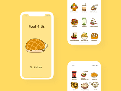 Food 4 Us - iMessage Stickers food food stickers imessage imessage stickers stickers yummy