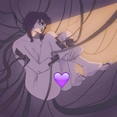 Commission ghost in the shell illustration