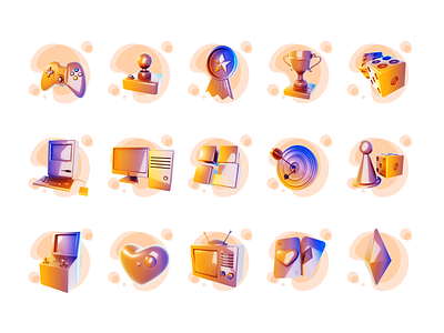 3D Gaming Icon 3d blender graphic design illustrator render ui