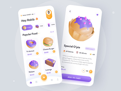 Food app - Foodstar 3d app design app ui fast food food and drink food app food delivery food delivery app food delivery application food delivery service food order food ordering grocery grocery app minimal rakib ui ux