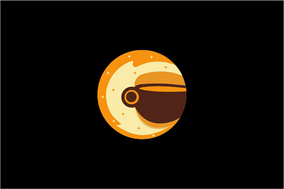 astronot coffe astonout astronaut business coffe logo simpel