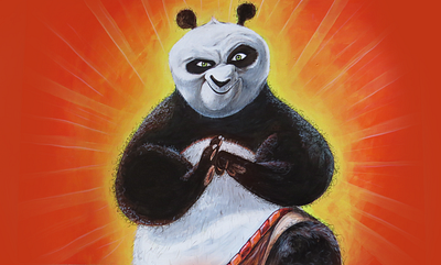 Drawing Po - Kung Fu Panda - Drawing - Painting amazing drawings drawing drawings dreamworks how to illustration kung fu panda painting po shivuartrack tutorial