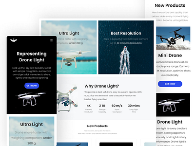 Drone 2 clean design clean ui design minimal ui ui design ux web web design website design