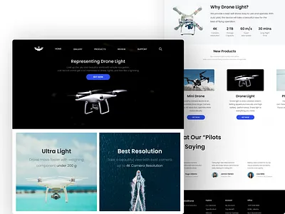 Drone 1 clean design clean ui design minimal ui ui design ux web web design website design