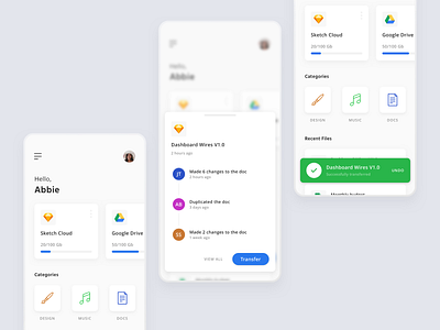 Files App UI app app design cloud app design files mobile app mobile app design mobile ui sketch ui ux