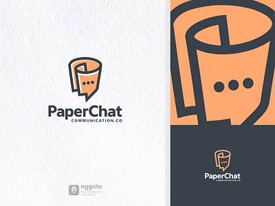 PaperChat animation artwork chat communication illustration logo paper