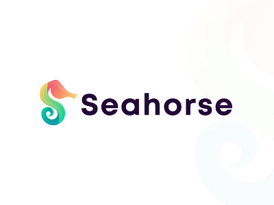 Abstract Pictorial mark logo for Sea Horse app icon brand identity branding branding agency colorfull design fish gfxhouse golden ratio graphic illustration letter logo logo logo design branding logo designer logodesign logotype mark mascot modern