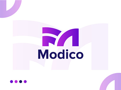 Modico - logo design 2d abstract app logo brand design brand identity branding concept design icon icons letter m logo logo design branding logo design branding all vector logo designer logotype minimal minimalist modern logo symbol