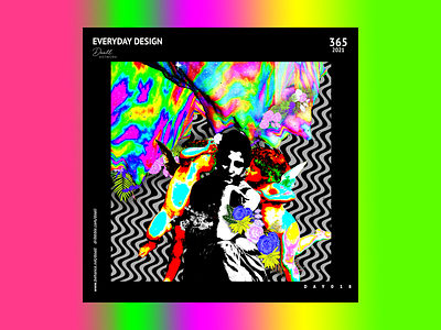 365DESIGN_DAY018 cupid digitalart glitchart illustration lofi retro retroart synthwave vaporwave