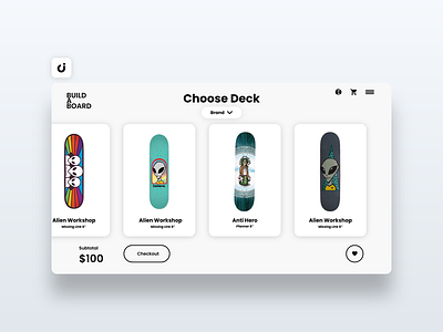 🛹 Skateboard Web Design concept design designer ecommerce follow hire infadev like site website