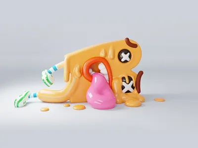 ice cream building c4d ice cream icecream lovely model