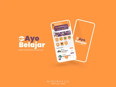 Ayo Belajar Online Course app banten banten indonesia design illustration serang serang banten typography ui ui ux