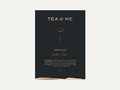 Tea&Me branding illustration label natural packaging packagingdesign tea typography