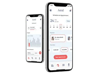Scheduling an Appointment with the doctor app appointment booking dashboard interface ios medical mobile page schedule scheduling screen ui ui design ux uxdesign uxui