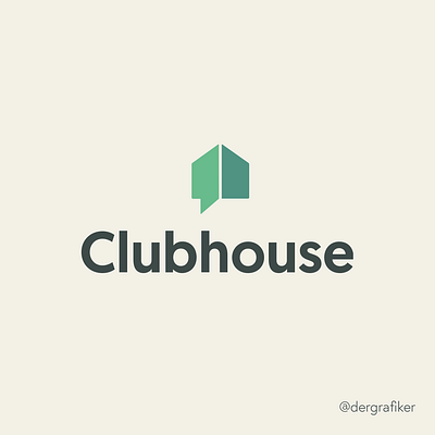 Clubhouse - Logodesign clubhouse design icon logo logodesign logodesigns social socialmedia typography vector