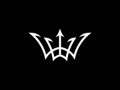 Sharp Crown Logo branding crown icon identity king kingdom logo majestic modern monoline queen royal symbol