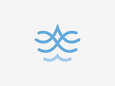 Modern and Elegant Wave Logo aqua aquarius elegant icon logo marine modern nature ocean sea soft water wave wavey