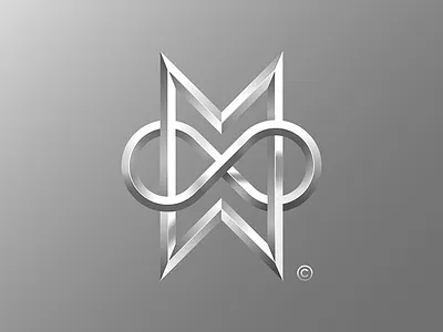 M+infinity+W brand design icon idea illustration logo mark minimal symbol typography