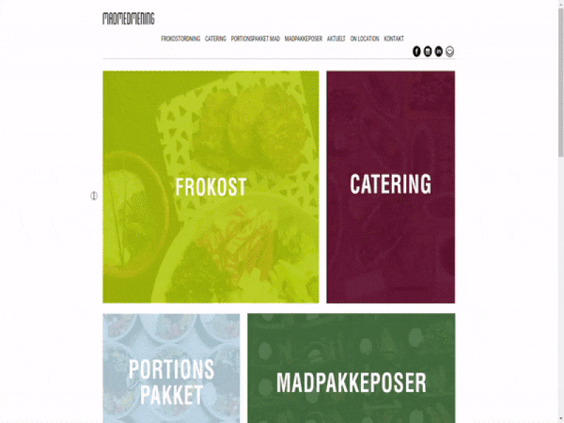 Catering Service Webdesign catering catering services food front end web web design