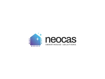 Neocas home house logo logo design logodesign logos logotype smart home smart house smarthome smarthouse tovarkovdesign