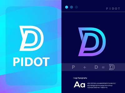 P+D letter/Combine Mark logo app bestshot branding creative creative logo design dlogo drawing dribbble flat gdxamir lettermarklogo logo logomark lynxplus minimalist modern pdlogo pidot plogo