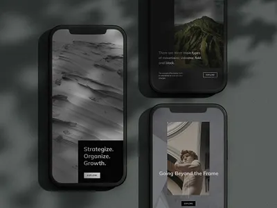 Gariot Phone Mockups brand device illustration iphone iphone x layout minimal minimalistic mockup mockup psd mockup template phone phtooshop presentation template