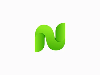 N Letter Modern Colorful Logo Design 3d a b c d e f g h i j k l m n abstract app icon branding branding agency concept creative design elegant logo flat illustration logo logo design logo presentation logotype o p q r s t u v w q y z simple logo startup vector mark symbol icon