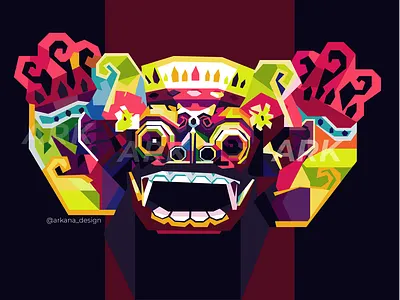 Barong art design graphic design illustration illustrator minimal ui ux vector web