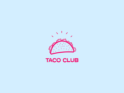 Taco Club Logo Concept 🌮 branding character clean clean website cleverlogo design design art identity luxury design luxury logo