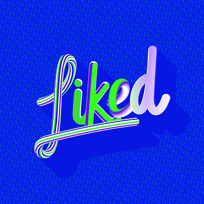 Loved 2 colorfull design illustration letter lettering letters optart optical typo typography vector