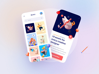 3D Assets Mobile Interface assets clean download figma interaction minimal mobile mobile app mobile application mobile ui motion responsive simple simple illustration sketch ui concept uidesign uikit ux xd