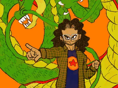 Dragon Ball Z Commission character design color commission dragonball illustration portrait