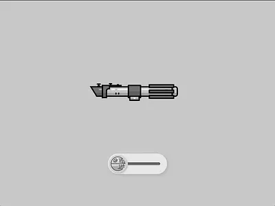 Vader Saber - Figma animation trial(s) animated animated gif animation figma figma animation figmadesign illustration lightsaber lightsabers star wars starwars