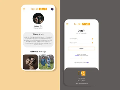 Talent Space ai art branding design graphic illustration ui uidesign uiux ux website