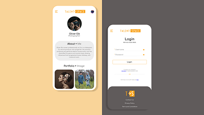 Talent Space ai art branding design graphic illustration ui uidesign uiux ux website