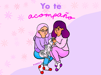 amar es acompañar illustration