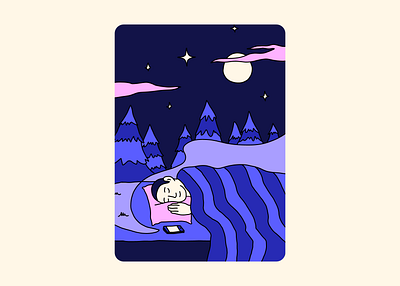 Sleep Stories adobe fresco anxiety calm design illustration illustrator sleep sleep story sleepstories story vector