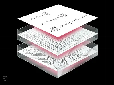 Illustration of technologies carloscusguen engineering illustration math physics technology ui visual design