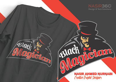 Custom T-Shirt Design | Black Magician bulk t shirt design custom tshirt normal tshirt simple tshirt typography typography tshirt design