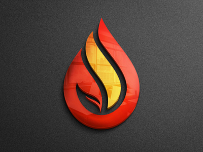 Fire Logo Design art artwork brand identity branding cool creative dark design fire graphics graphics design illustration light logo logo design logo mark logo type metallic