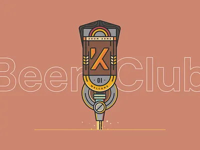 Beer Club visual designs beer brand colourpalette vector