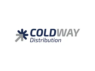 Cold way Distribution logistic logo design logodesign