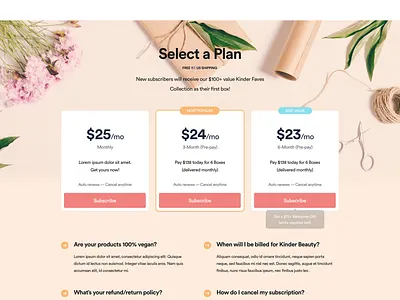 Kinder Beauty Concept concept design shopify shopify store ui ux web web design website website design