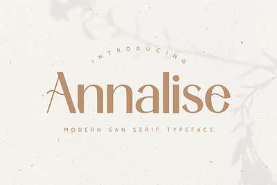 Annalise | San Serif Font calligraphy classy classy fonts design display elegant font font resources fonts handwriting handwritten sans sans serif sans serif font sans serif fonts sans serif typeface serif serif font serif fonts typeface