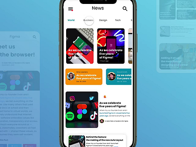 Decent News mobile app 📱 adobexd app blog post business card components design features figma mobile app mobile ui news app news design newsfeed newsletter prototype sketchapp ui elements uidesign uiux