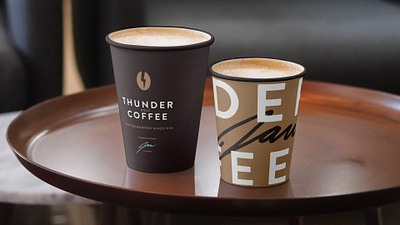 ThunderBolt Coffee branding coffee packaging