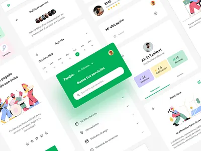 UI Components app cards component design designsystem illustration material design mobile mobile app ui uikit ux uxdesign web
