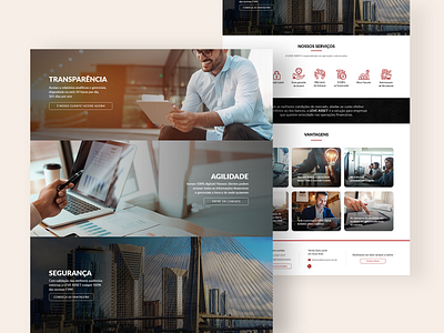 One Page - Leve Asset design ui web